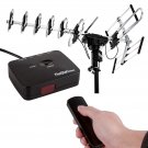 Five Star Motorized Rotation Remote Control Antenna 4K HDTV, 200 Miles Black