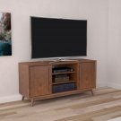 Twin Star Home Leawood Tv Stand For Tvs Up To 60 Inches With Open Center Media