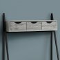 Computer Desk - 2 Tiers / 4 Storage Drawers / Ladder Style - 32""L - Grey Wood-