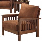 Champion Mission-Style Accent Chair, Rust