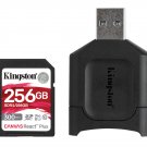 256Gb Sdxc Canvas React Plus 300Mb/S Read Uhs-Ii Class 10 U3 V90 Memory Card + Sd Reader Mlpr2/256