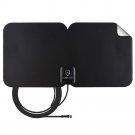 At-300Sbs Hd Smart Boost System Amplified Paper-Thin Indoor Antenna, Black