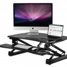 Electric Standing Desk Converter | Motorized Sit Stand Desk With Built In Usb