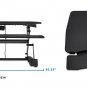 Electric Standing Desk Converter | Motorized Sit Stand Desk With Built In Usb