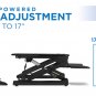 Electric Standing Desk Converter | Motorized Sit Stand Desk With Built In Usb