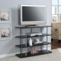 Designs2Go Xl Highboy Tv Stand, Black