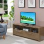 Newport Marbella 60 Inch Tv Stand With Cabinets And Shelves, Driftwood