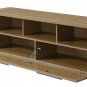Newport Marbella 60 Inch Tv Stand With Cabinets And Shelves, Driftwood