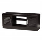 Baxton Studio Gianna Modern and Contemporary Wenge Brown Finished TV Stand