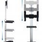 Mobile Tv Cart | Height Adjustable Rolling Flatscreen Stand | Fits 32-70 Inch
