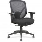 Lorell, Self-tilt Mid-back Chair, 1 Each, Black