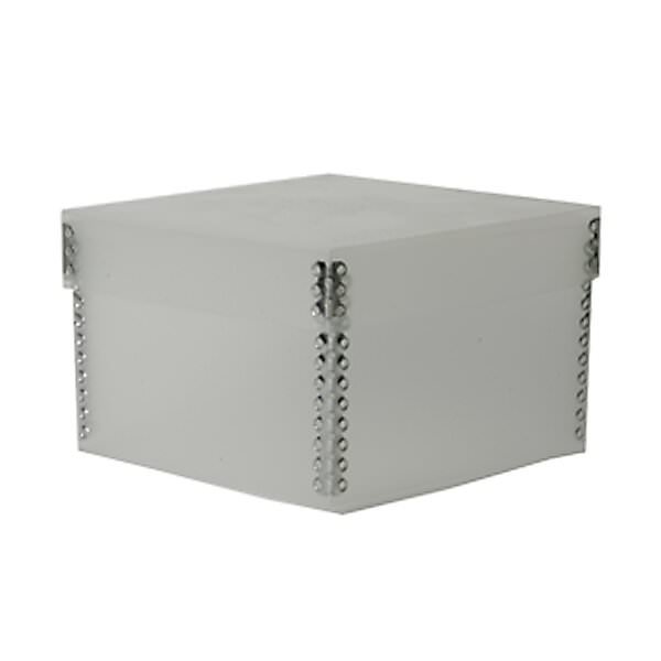 JAM Plastic Nesting Box, 5.4x5.4x3.5, Clear, 1/Pack