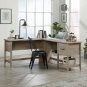 Sauder Summit Station L-Shape Wooden Computer Desk with Drawer, Laurel Oak