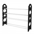 4 Tiers 20 Pairs Household Storage Space Saving Shoe Holder Rack Organizer Shelf