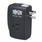 Tripp Lite Protect It! Two-Outlet Portable Surge Suppressor, 1050 Joules, Blac
