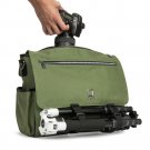 LENCCA Camma Professional Shoulder Bag for DSLR or SLR Cameras up to 6"" x 4"", Forest Green