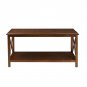 Clayton X-Side Tv Stand, Brown