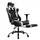 BestOffice Gaming Chair PU leather Ergonomic Computer High Back Adjustable wit