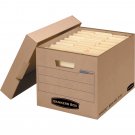 Bankers Box, FEL7150001, Mystic Storage Boxes, 25 / Carton, Kraft