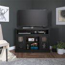 Ca Corner Tv Stand For Tvs Up To 54"", Black Oak