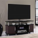 Carson Tv Stand, For Tvs Up To 50"", Multiple Finishes - Black And Cherry