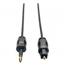 Tripp Lite 6ft Toslink to Mini Toslink Ultra Thin Digital SPDIF Audio Cable 6' 2M 2 Meter - Digita
