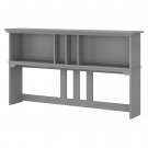 Bush Furniture Salinas Farmhouse 60W Hutch with Storage in Cape Cod Gray - fit