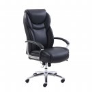 Serta Big & Tall High Back Manger's Office Chair, Black Bonded Leather Upholst