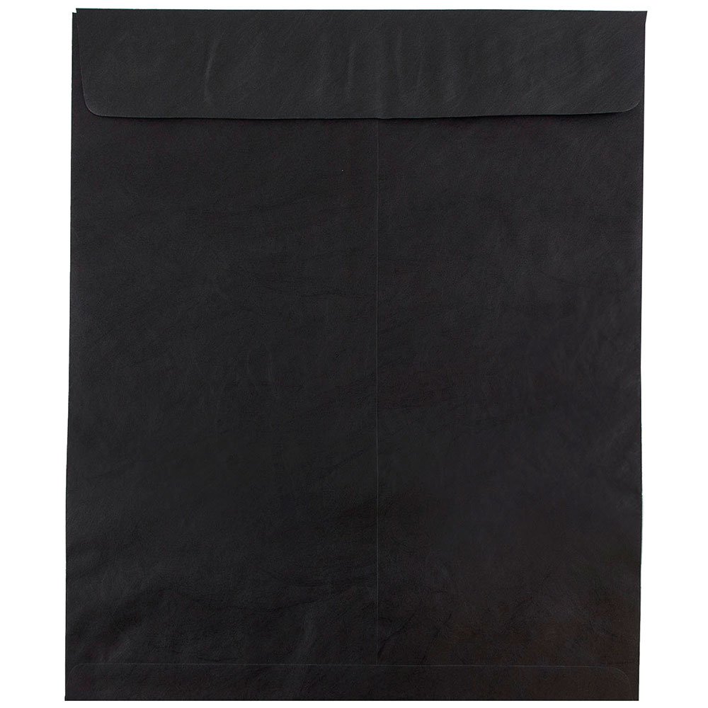 JAM 11 1/2 x 14 1/2, Tyvek Envelopes, Black, 25/Pack