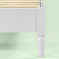 Zinus Provence 41"" Wood Platform Bed with Headboard, Pale Grey, Twin