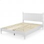 Zinus Provence 41"" Wood Platform Bed with Headboard, Pale Grey, Twin
