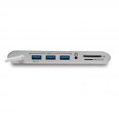 Tripp Lite USB-C Dual Display Dock, 4K HDMI, VGA, 4K Mini DP, Gbe, Card Reader