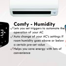 Plus, Smart Air Conditioner Remote Controller | Wifi Enabled, Compatible With Alexa & Google Home,