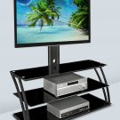 Mount - It! Tv Stand With Mount And Storage Shelves Entertainment Center Fits