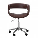 Manager'S Chair With Lumbar Support & Adjustable Height, 250 Lb. Capacity, Bro