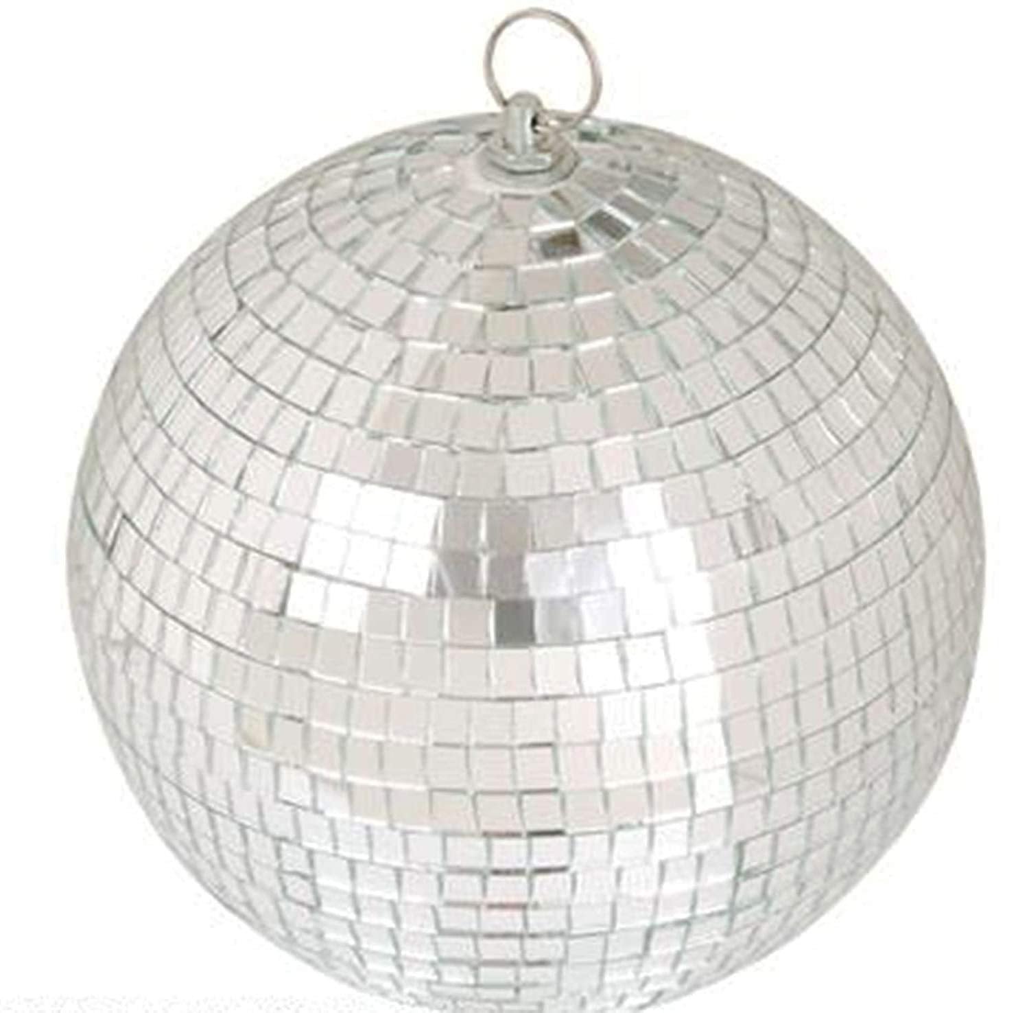 Mirror Ball - Silver Hanging Disco Ball Party Decoration Accessories For 70S Parties