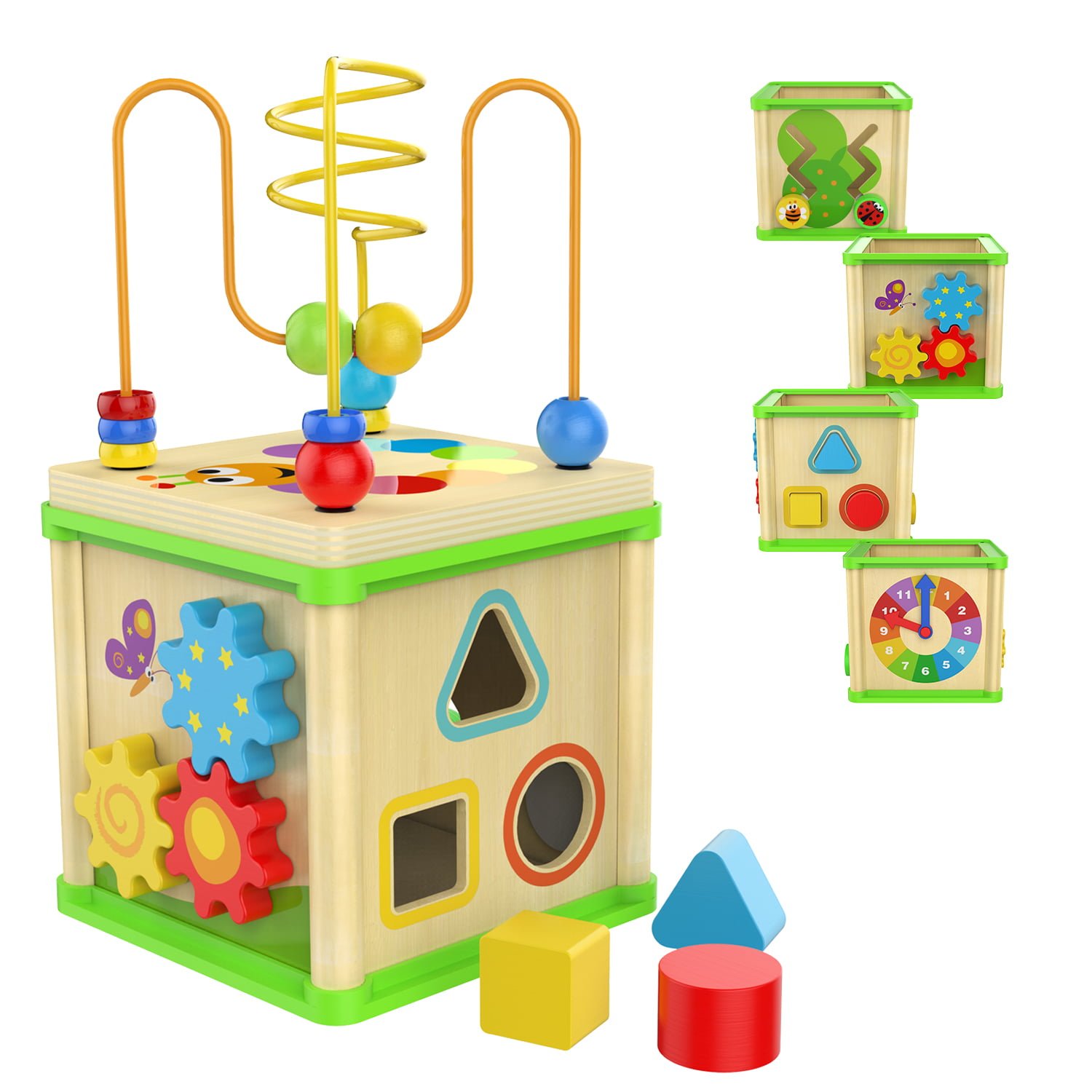 Toddler Toys For 1 2 Year Old Girl Boy Baby Toys For 12 24 Months Wooden Activ