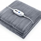 Electric Blanket 77"" X 84"" Full Size, Heated Blanket With 10H Auto-Off & 4 Hea