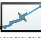 Monitor Wall Mount | Fits 13""-27"" Computer Screens | Taa Compliant Black