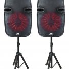 Naxa NDS-8007D Speaker System - TrueWireless Stereo - USB Black