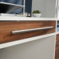 Sauder Vista Key Modern Home Computer Desk with Storage, Pearl Oak Finish