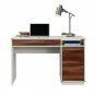 Sauder Vista Key Modern Home Computer Desk with Storage, Pearl Oak Finish