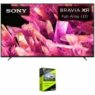 Sony XR55X90K Bravia XR 55"" X90K 4K HDR Full Array LED Smart TV (2022 Model) Bundle with Premium 4