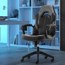 Racing Gaming Chair, Leather High-Back Office Chair Reclining Computer Chair W