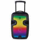 Naxa Portable Bluetooth Speaker with LED Lighting, Black, NDS-1215