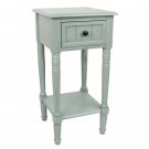 Simplify One Drawer Accent Table, Green