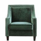Chic Home Kameron Accent Club Chair Velvet Upholstered