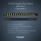 Gs316Epp100Nas 16-Port Poe Gigabit Ethernet Plus Switch (Gs316Epp) - Managed, 