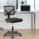 Executive Chair With Lumbar Support & Adjustable Height, 250 Lb. Capacity, Bla