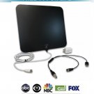 Styles II Super Thin Indoor HD TV Antenna - 50 Mile Range with Detachable Amplifier Signal Booster
